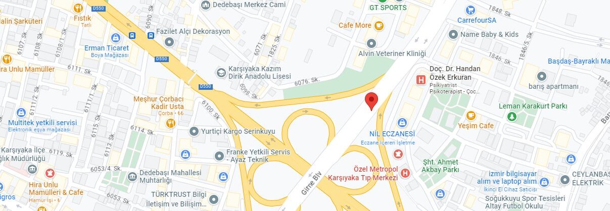 Dimer Gıda konum haritası